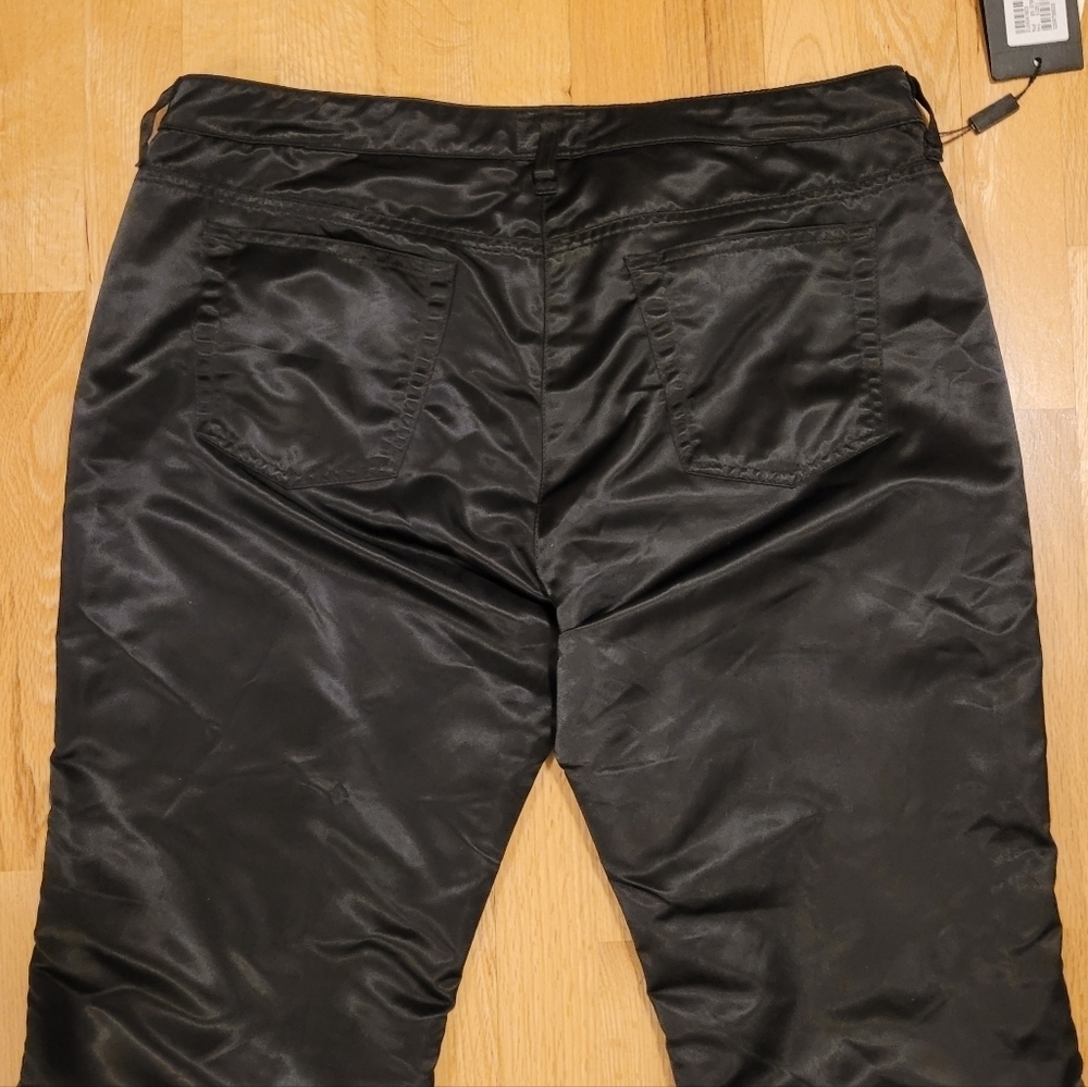 Giorgio Armani Black Flare Corduroy Pants - Picture 8 of 14